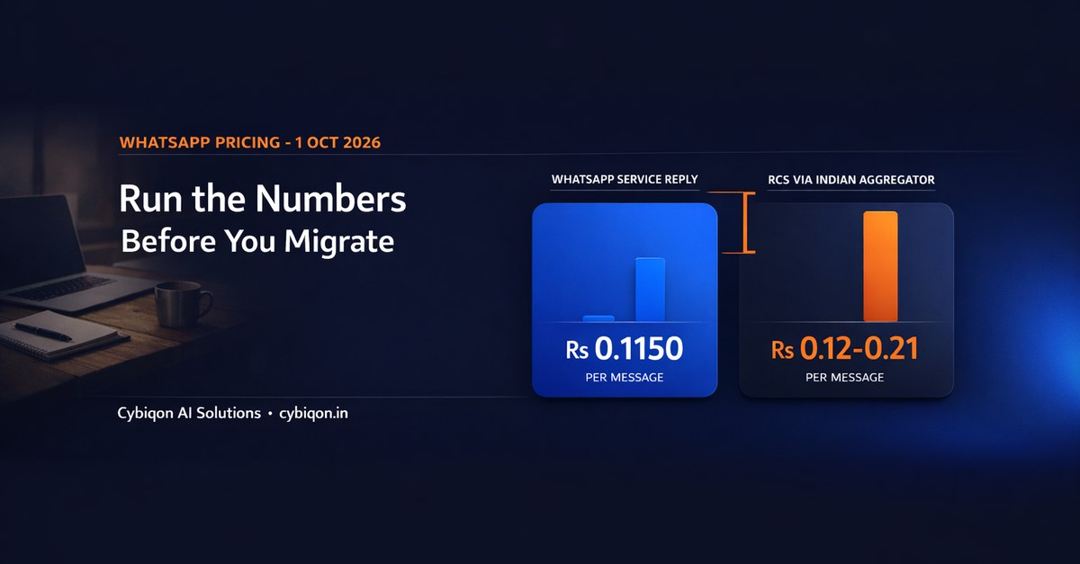 RCS vs WhatsApp Business Messaging India: The Real 2026 Cost