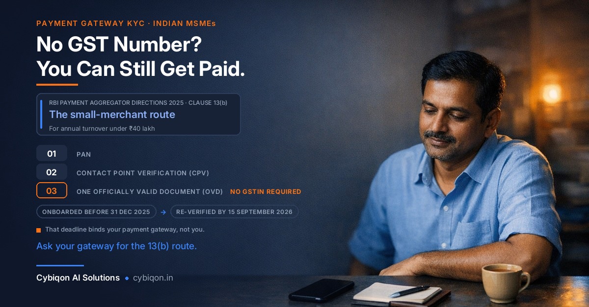 Payment Gateway for Unregistered Business India: 2026 KYC Fix